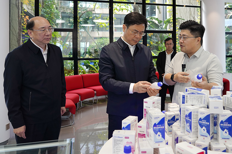 陳濤市長赴洛斯特制藥調(diào)研指導(dǎo)